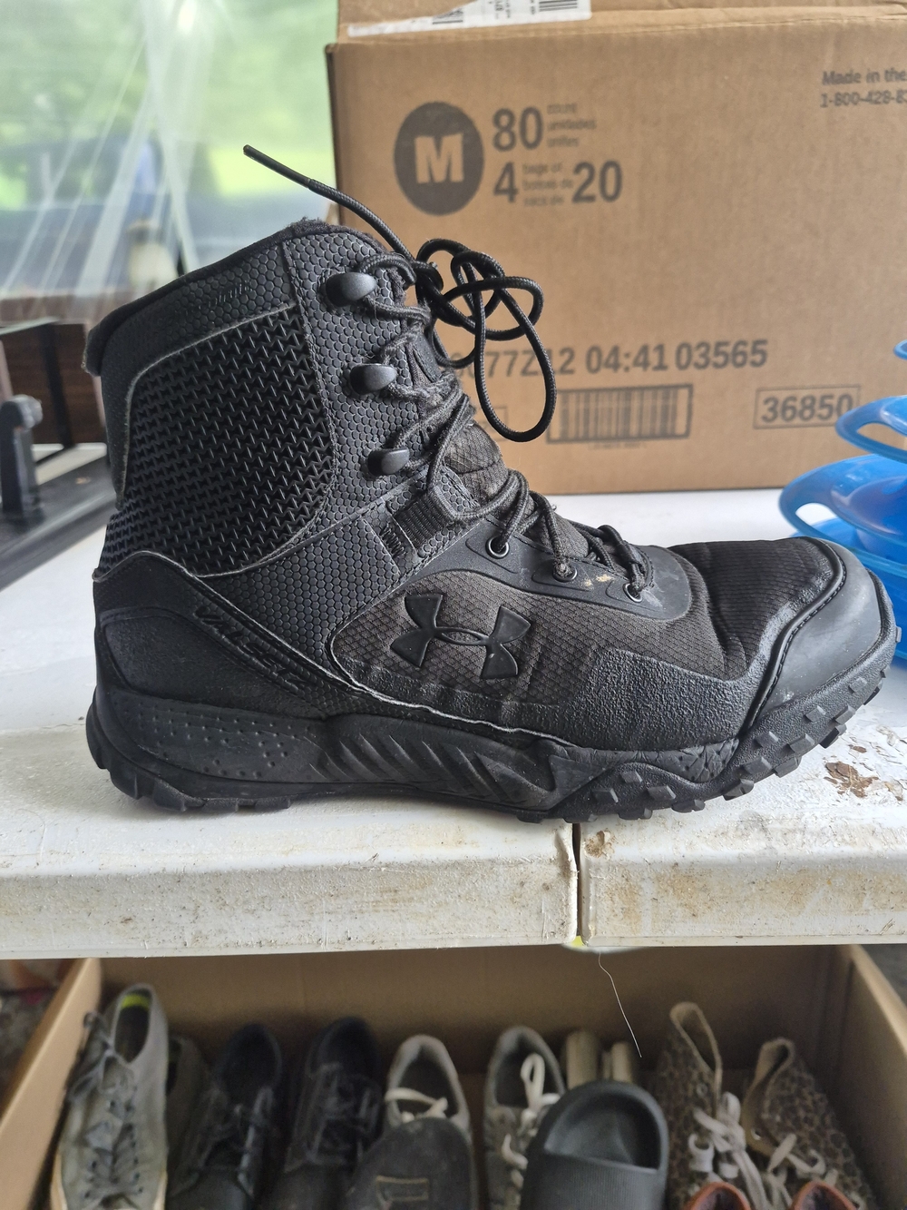 Under Armour Black Tactical Lace-Up Boot